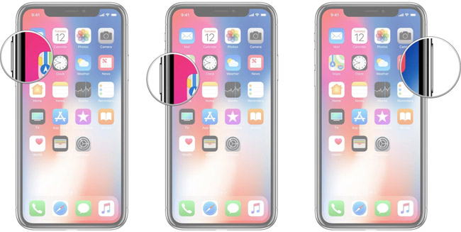 Khởi động lại iPhone X