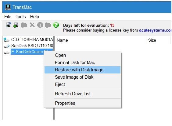 tao usb cai macos tren windows 10 10